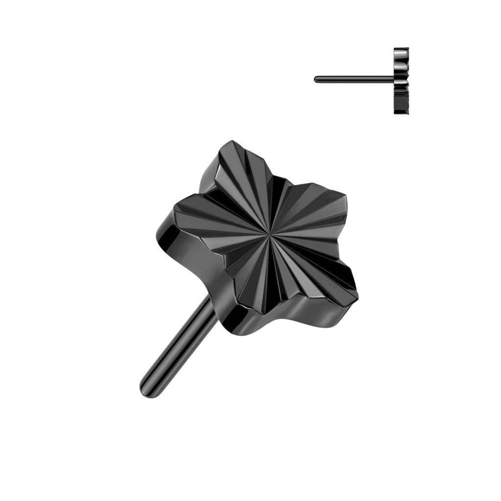 Textured Star Flat Back