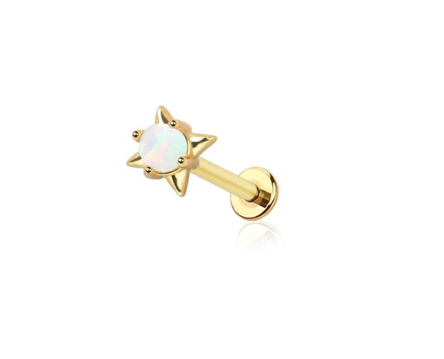 Opal Star Flat Back