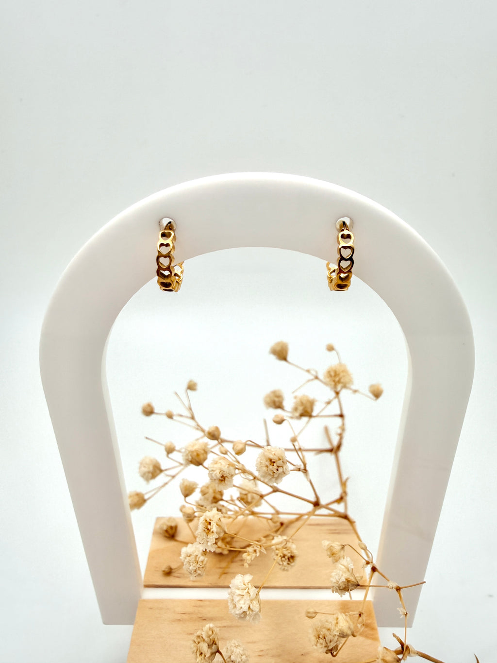 Heart Cluster Hoop