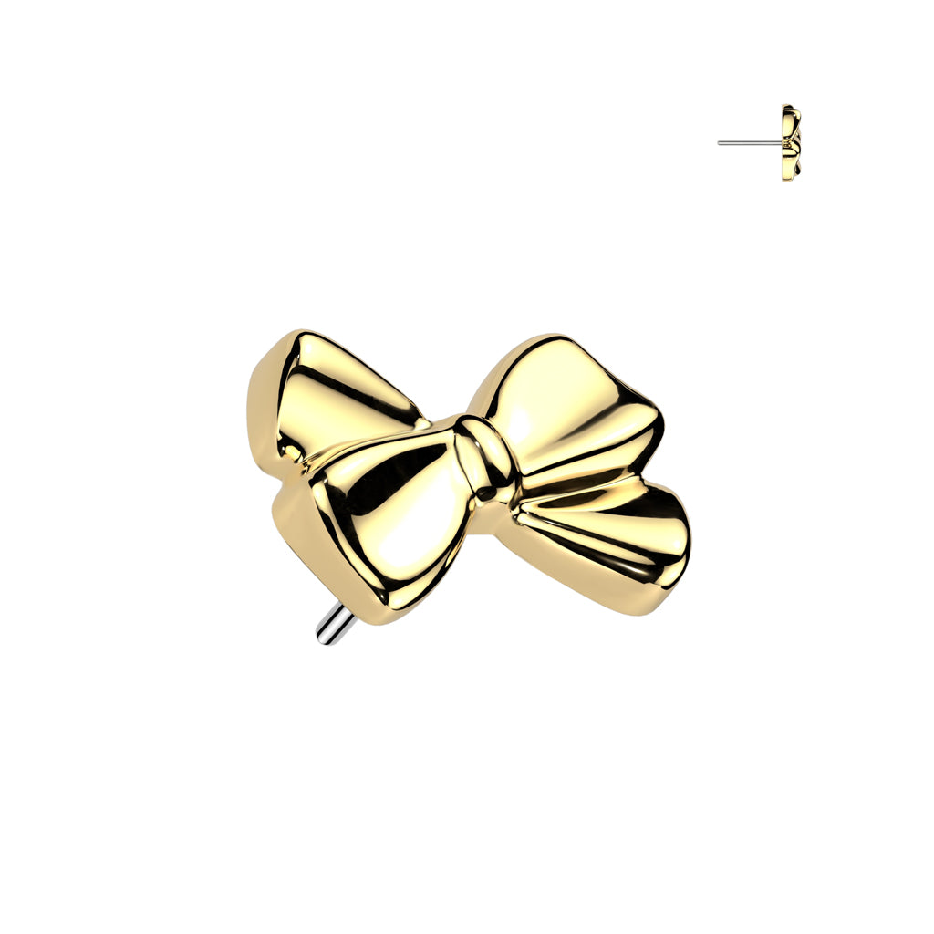 Ribbon Bow Flat Back