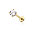 Round Gem Flat Back