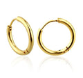 Simple Huggie Hoops
