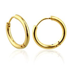 Simple Huggie Hoops