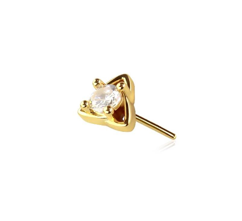 Sparkle Triangle Flat Back