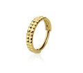 Spike Dent Double Hoops