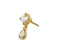 Teardrop Dangle Flat Back