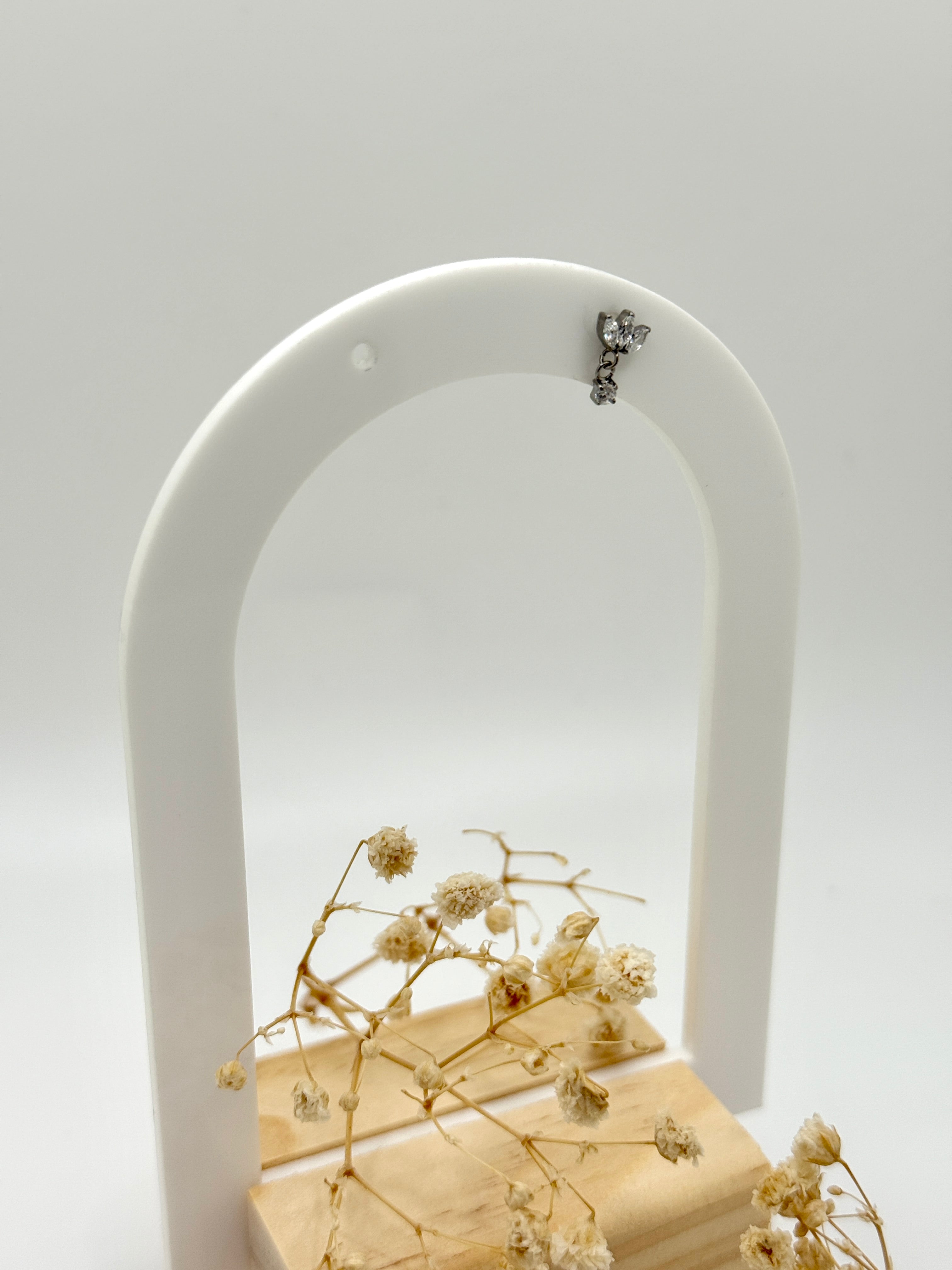 Triple Marquise Flat Back