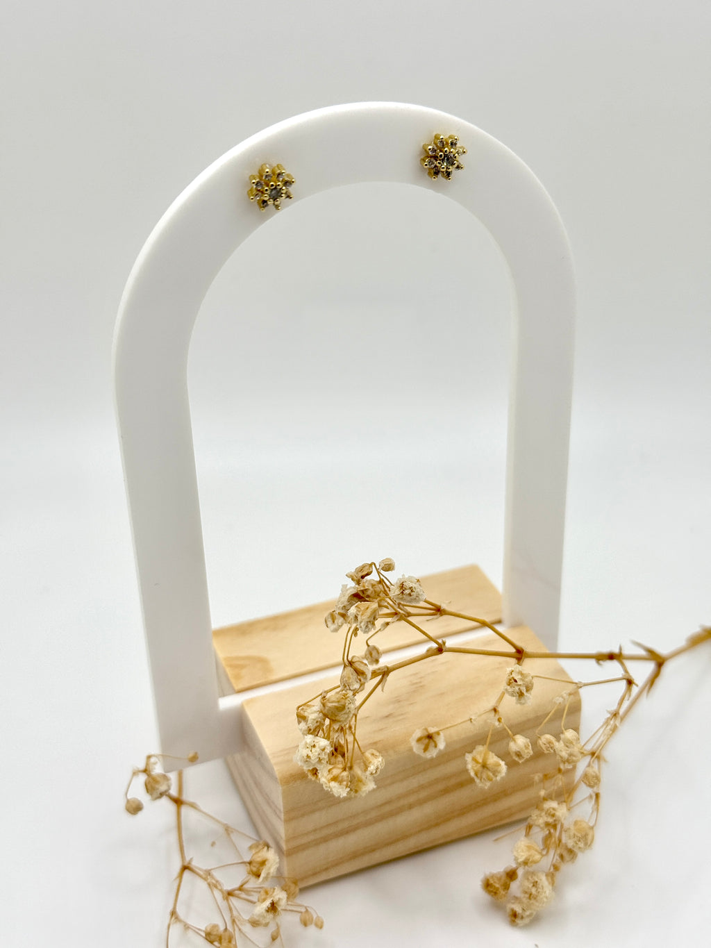 Sparkling Flower Flat Back