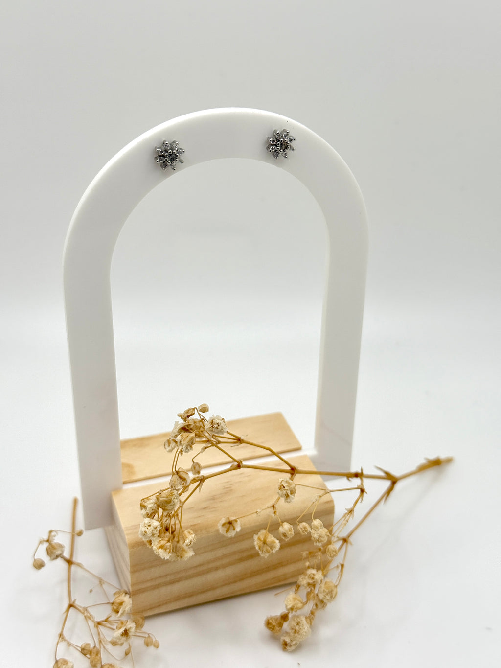 Sparkling Flower Flat Back