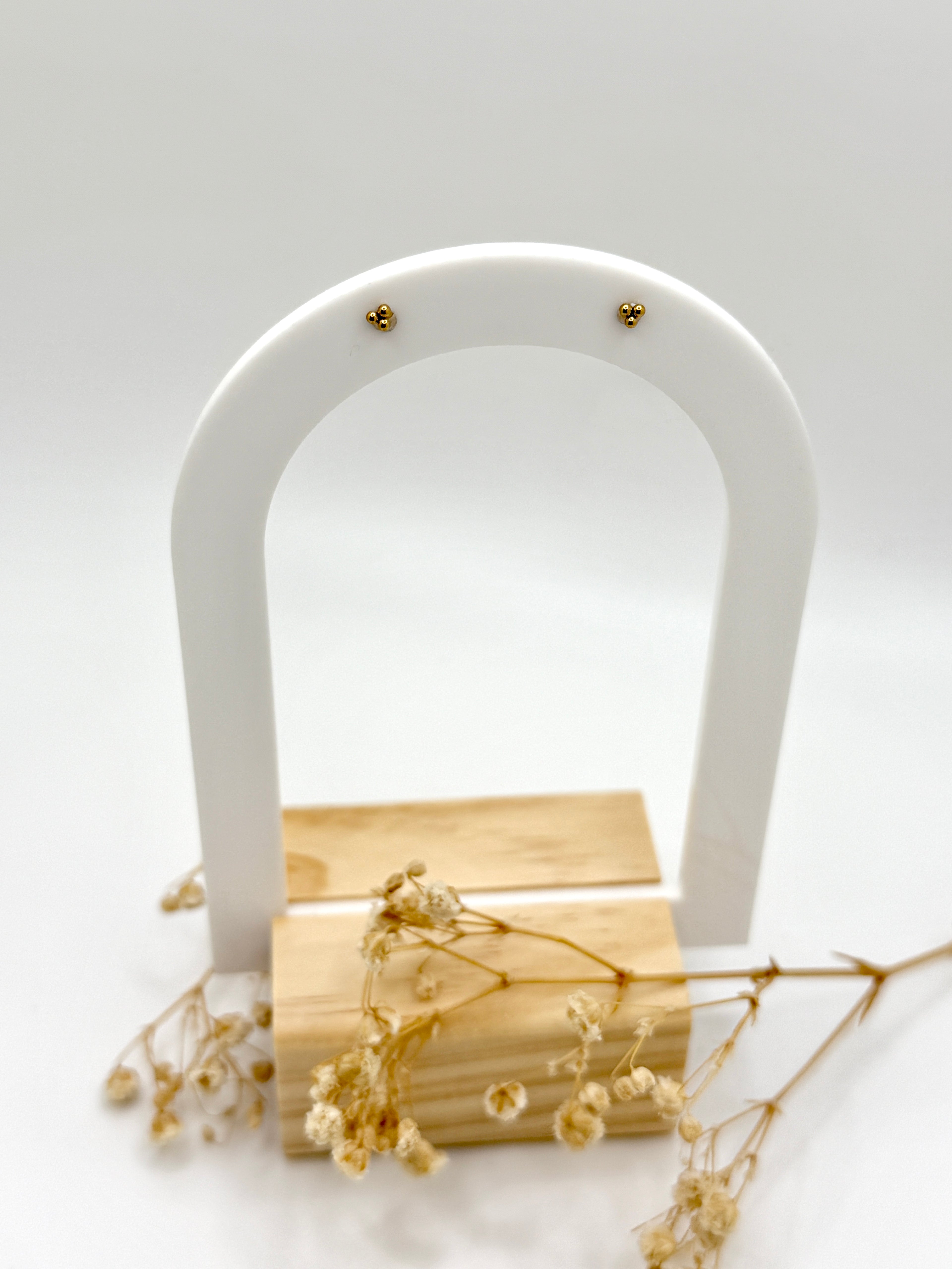 Tiny Trinity Ball Flat Back