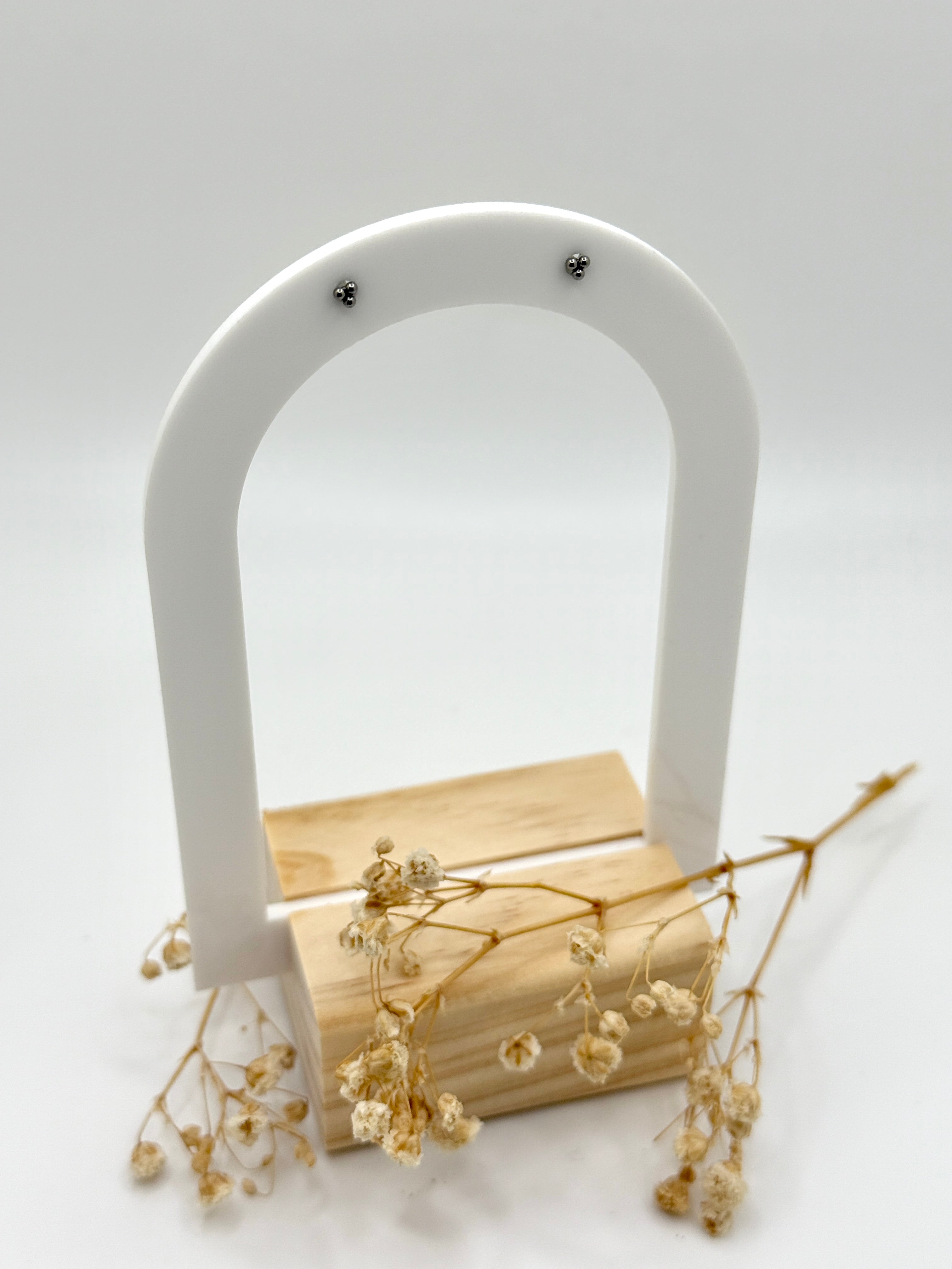 Tiny Trinity Ball Flat Back