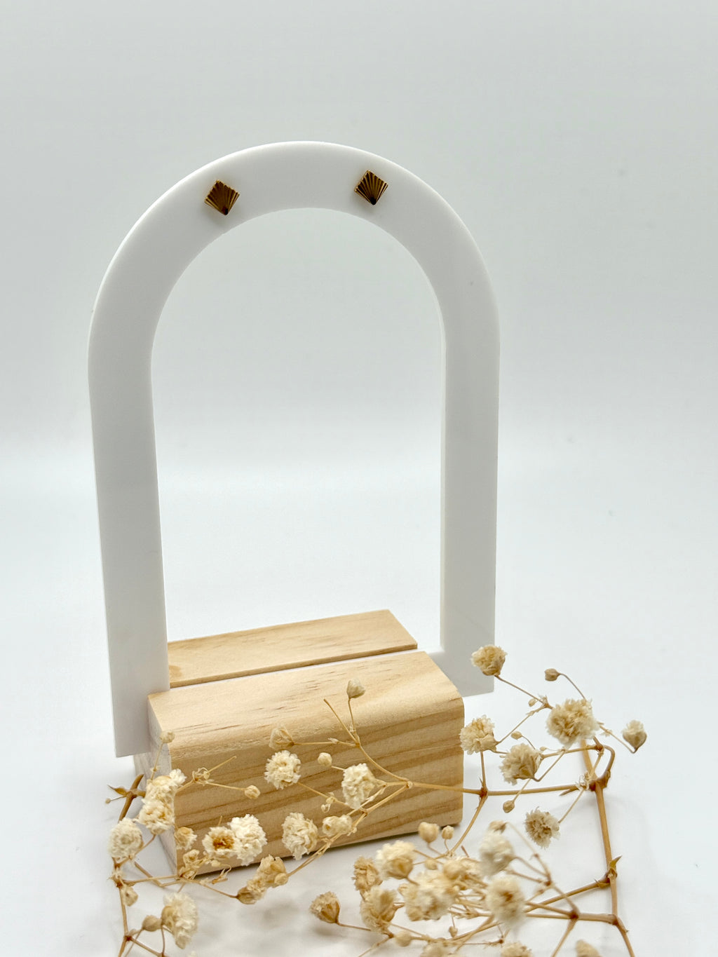 Textured Square Flat Back