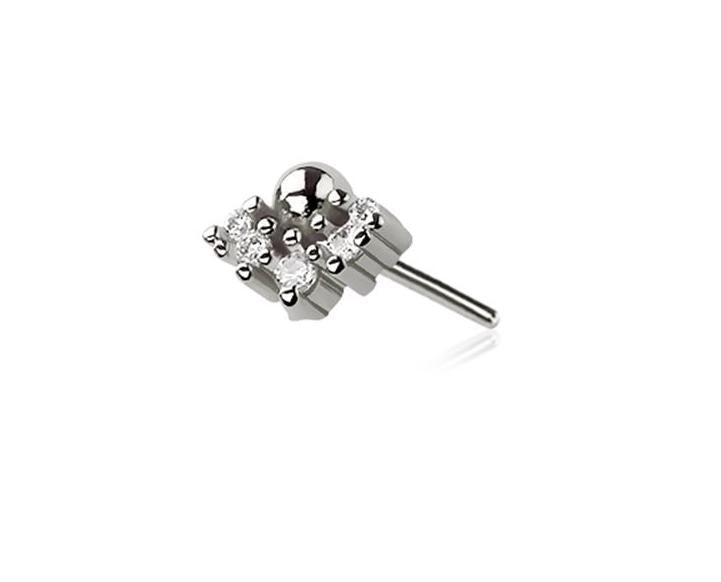 Gem Cluster Flat Back
