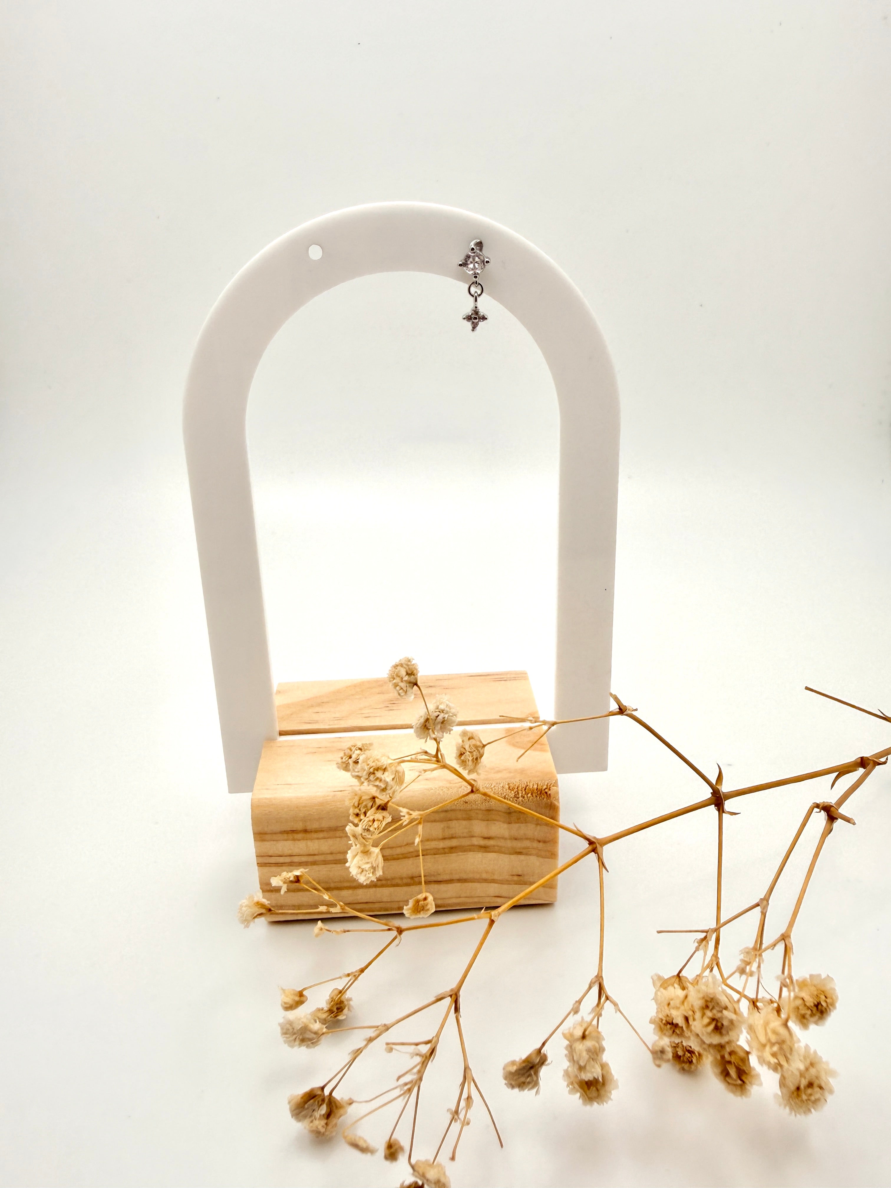 Gem and Star Dangle Flat Back