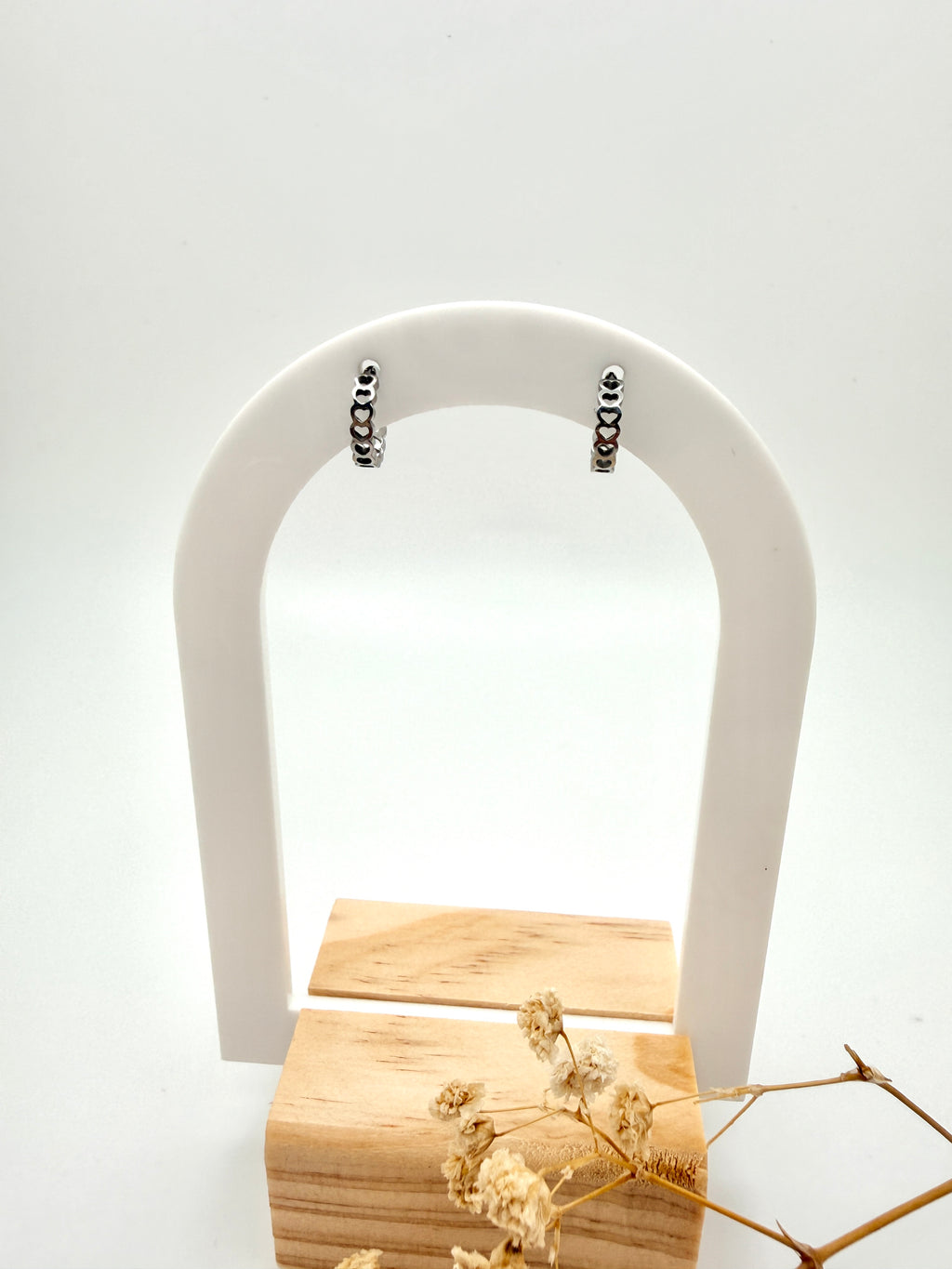 Heart Cluster Hoop