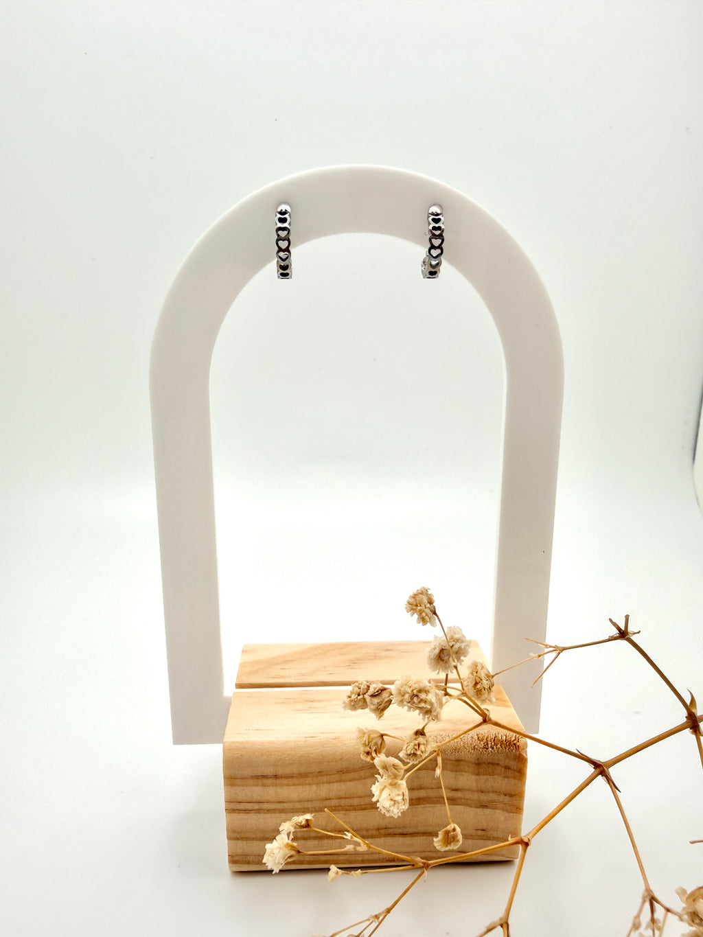 Heart Cluster Hoop