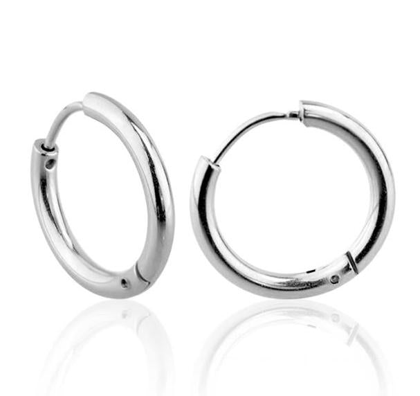 Simple Huggie Hoops