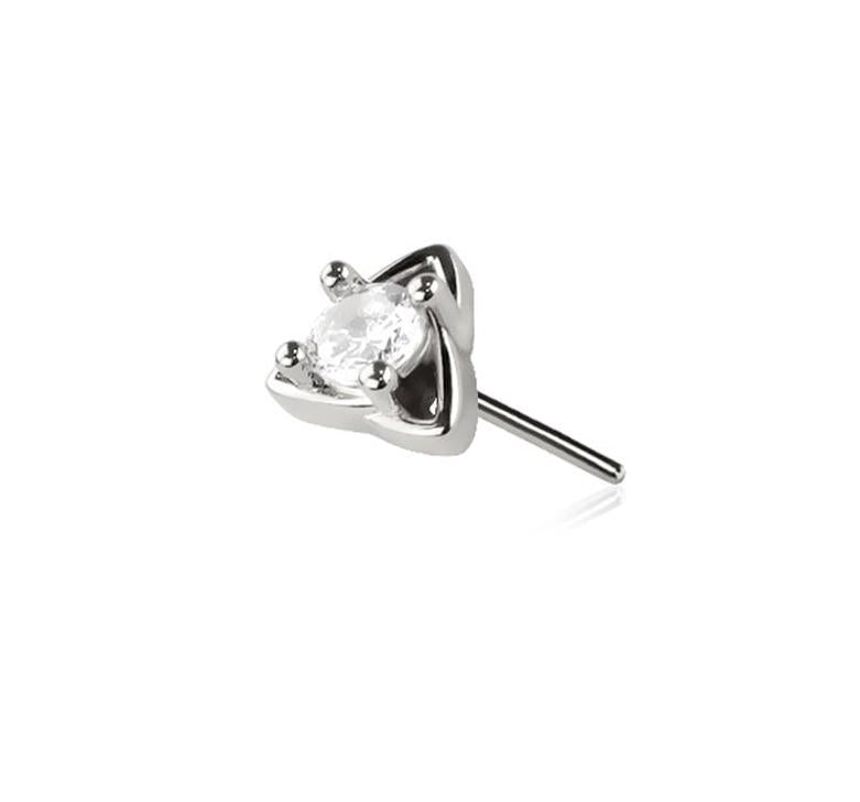 Sparkle Triangle Flat Back