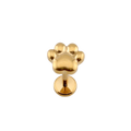 Paw Print Flat Back