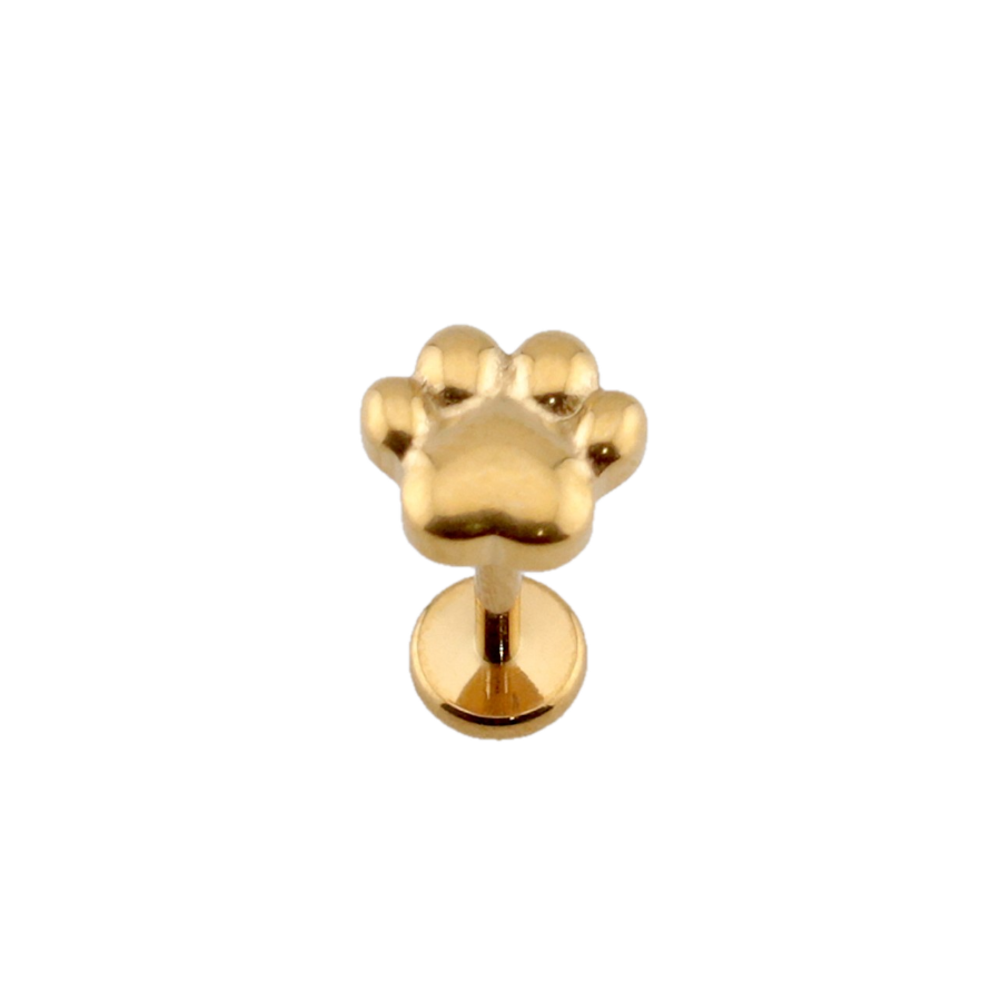 Paw Print Flat Back