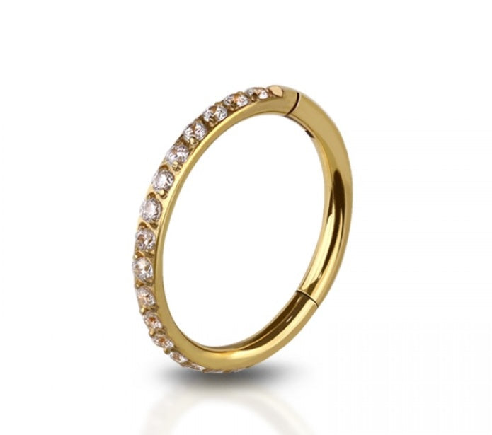 Classic Sparkle Hoops 10mm