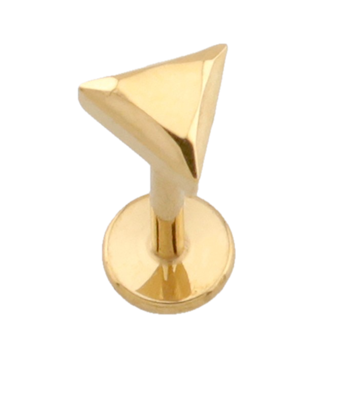 3D Triangle Flat Back