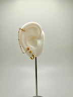 Long Satellite Earring Chain