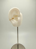 Single Textured Cable Earring Chain