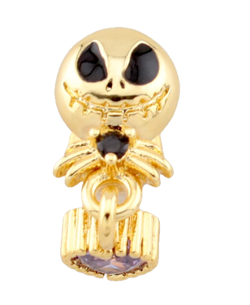Jack with Heart Dangle Flat Back
