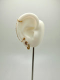 Long Mixed with Silver Earring Chain