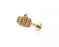 Sparkle Pumpkin Flat Back