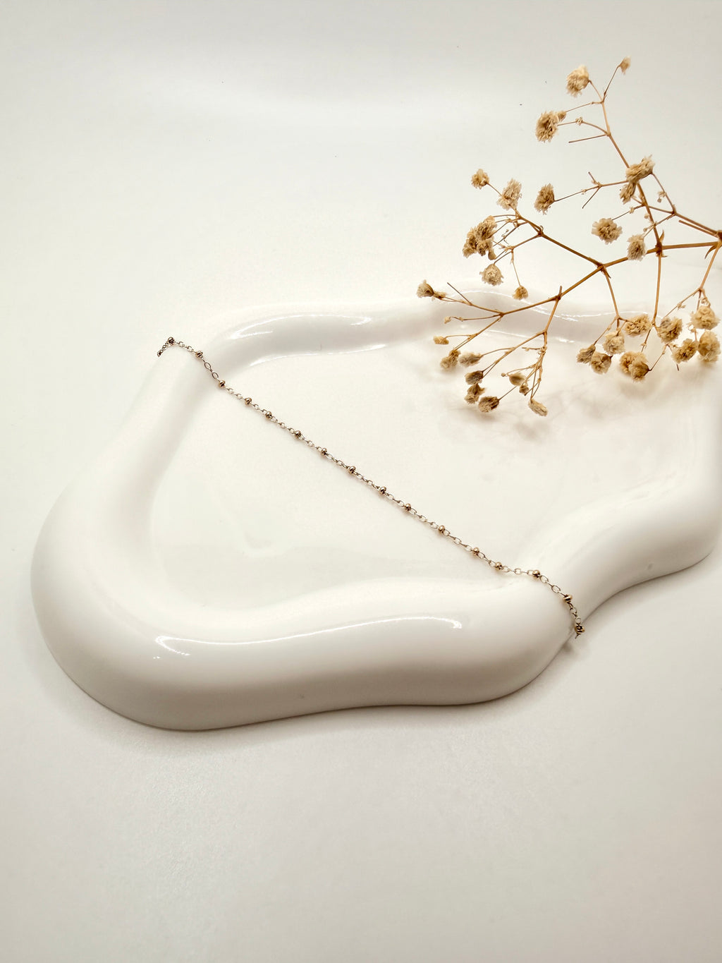 Mixed Metal Silver with Gold Beads