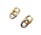 Mixed Metal Hoops
