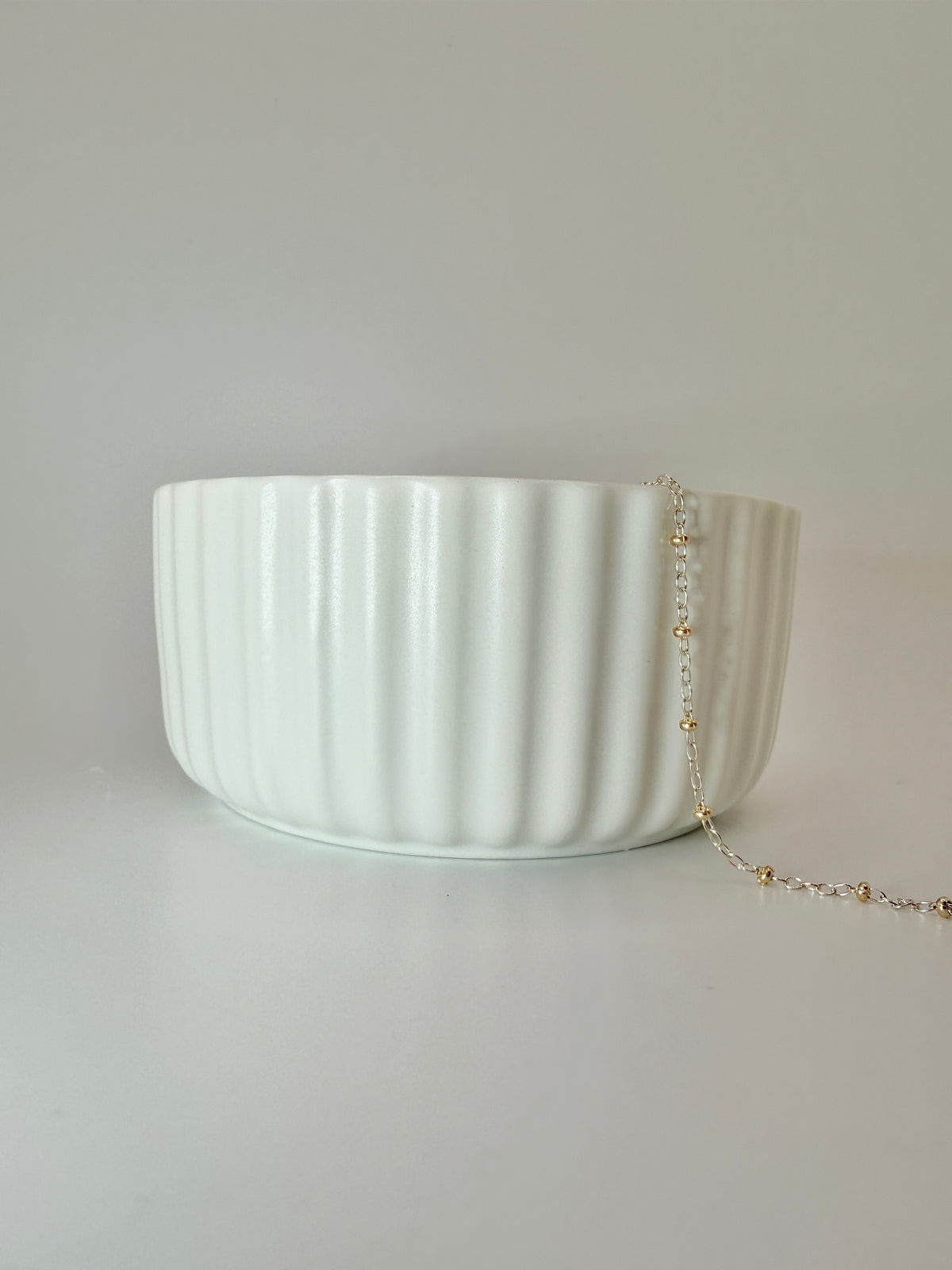 Mixed Metal Silver with Gold Beads