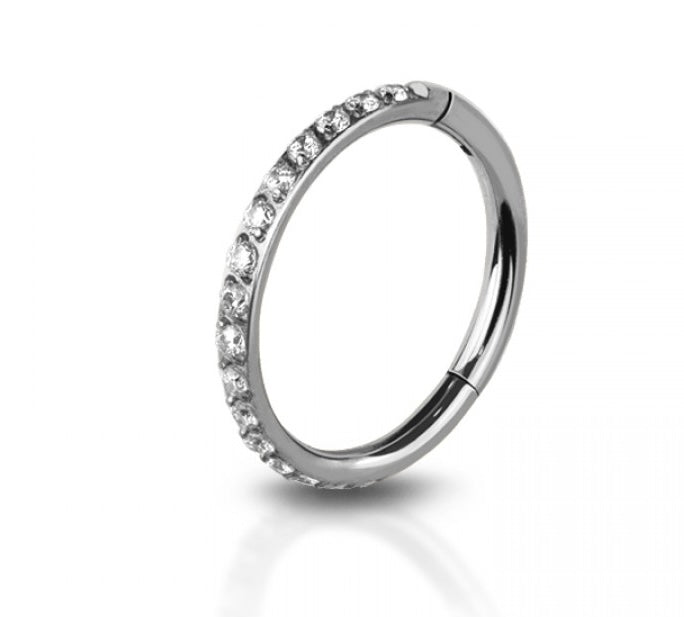 Classic Sparkle Hoops 10mm