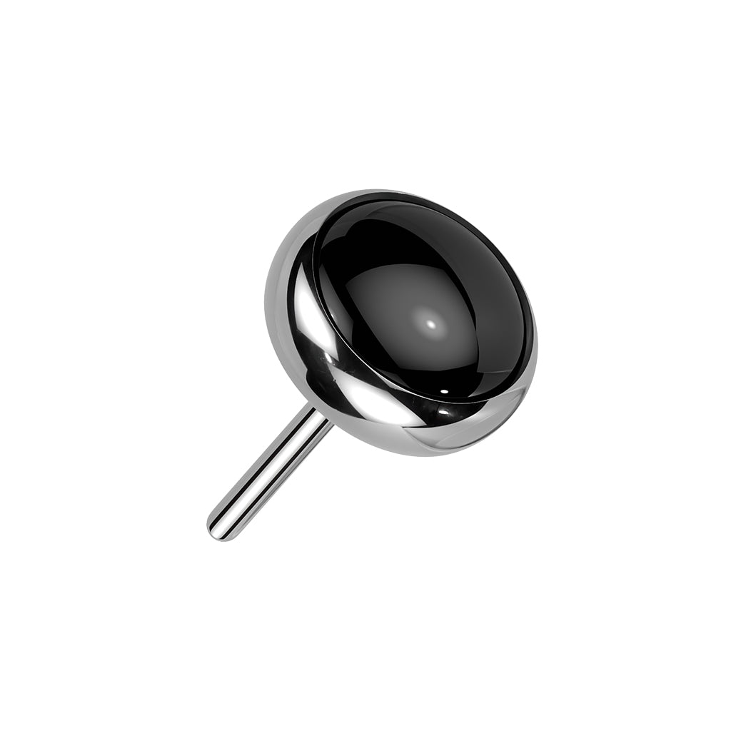 Black Dot Flat Back