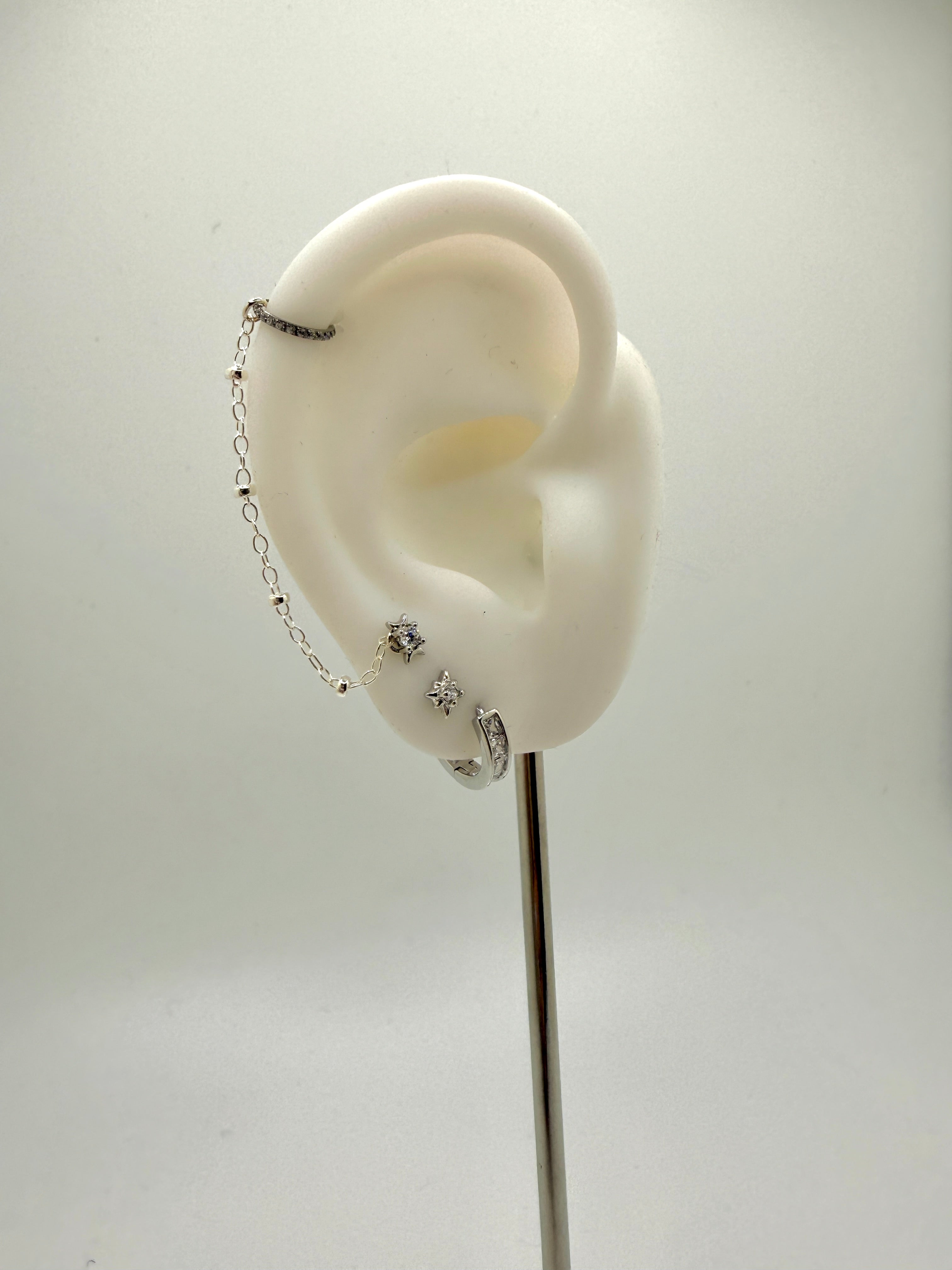 Long Satellite Earring Chain