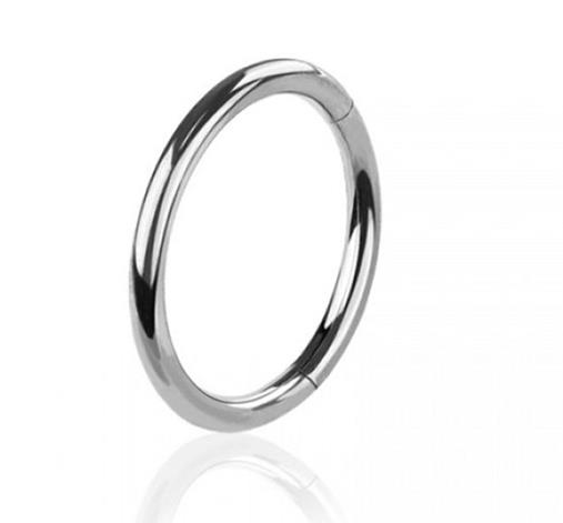 Thin Simple Hoop 8mm