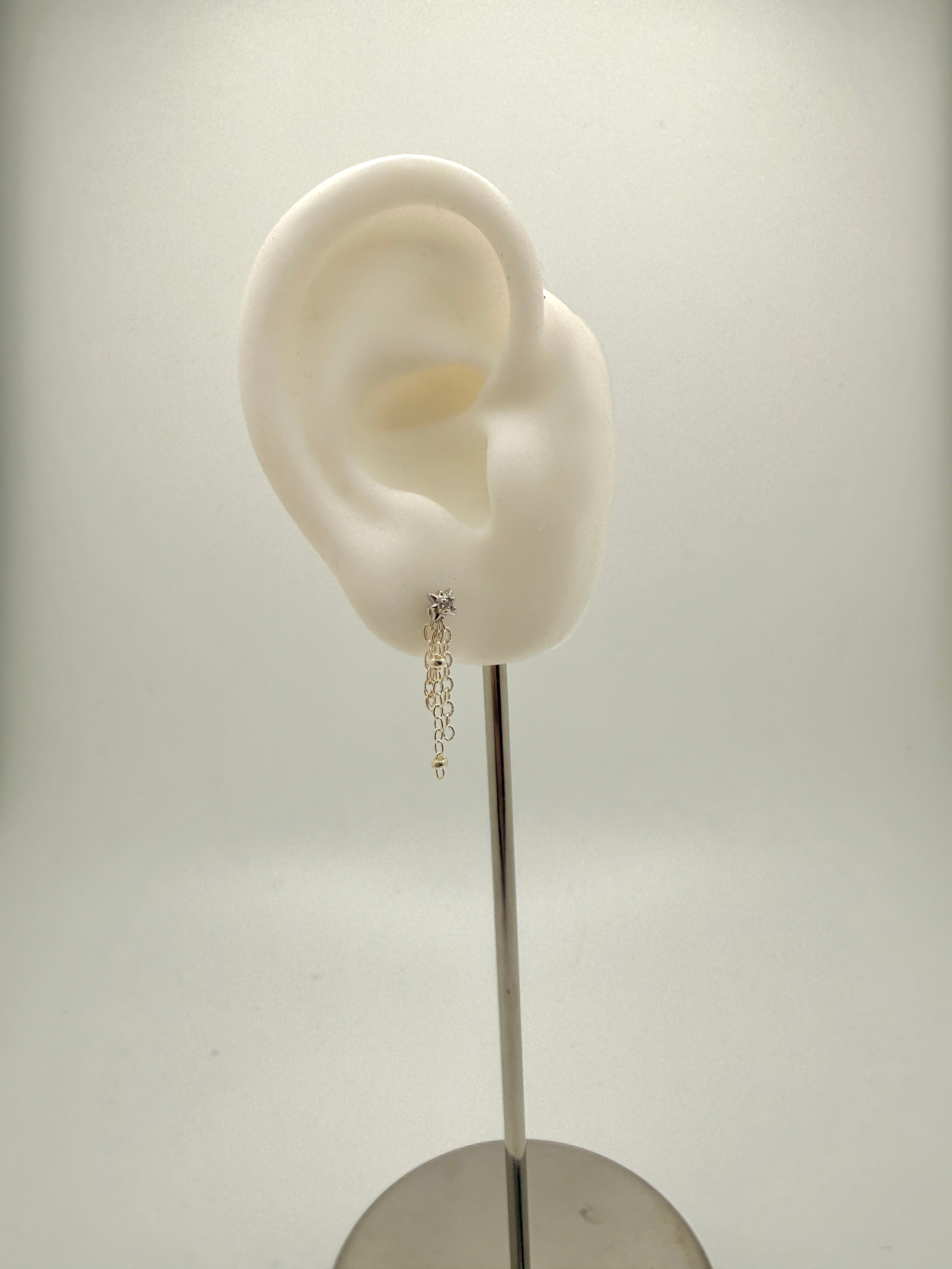 Triple Dangle Earring Chain