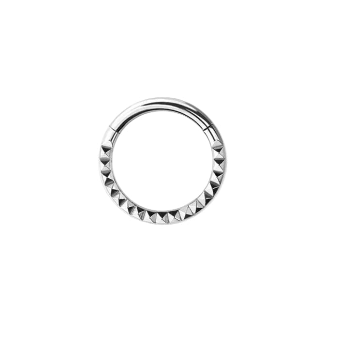 Small Dented Clicker Hoops