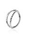 Double Banded Textured Hoops