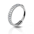 Double Sparkle 10mm Hoops