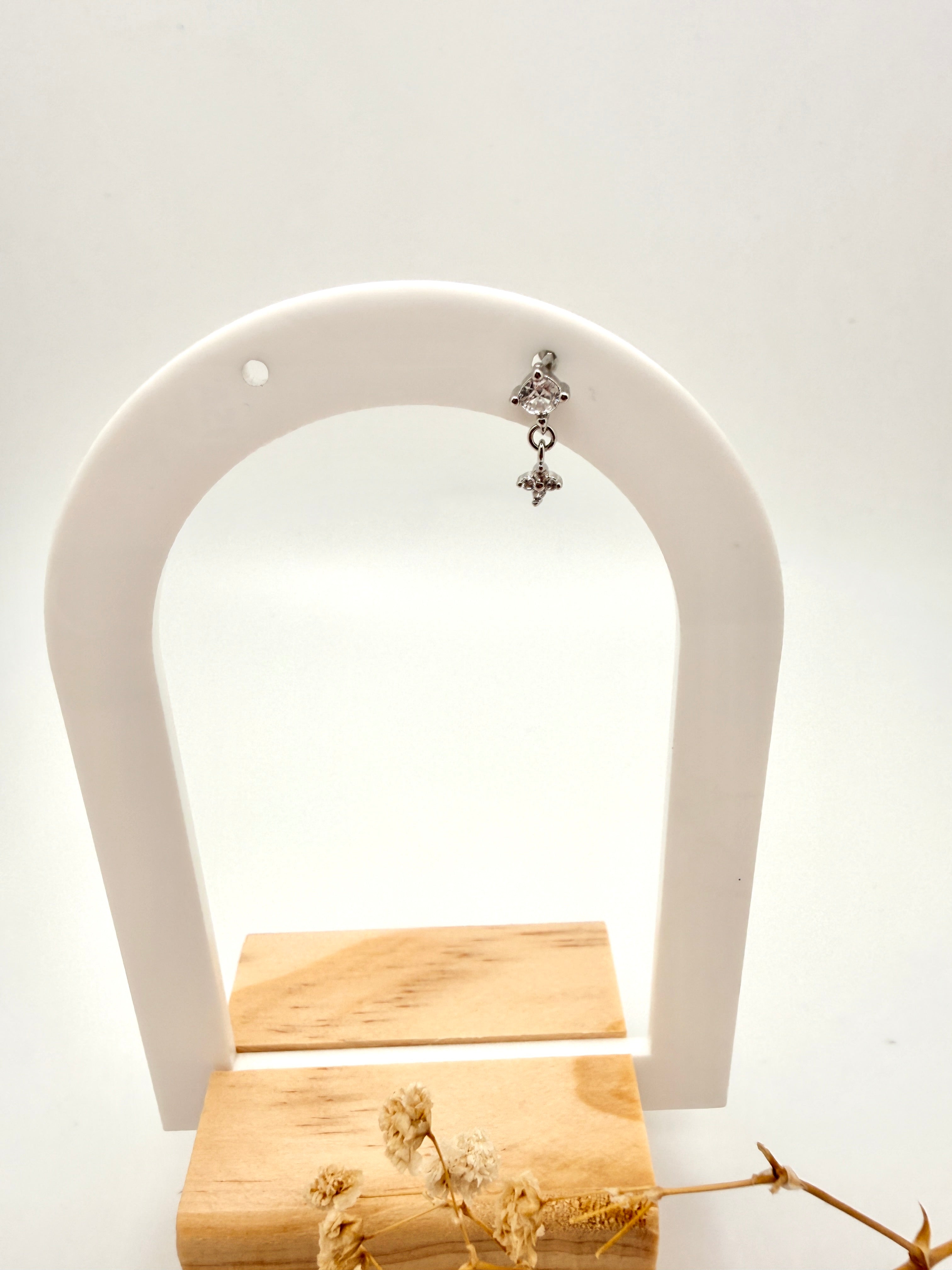 Gem and Star Dangle Flat Back