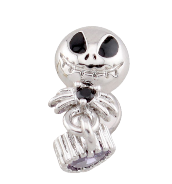Jack with Heart Dangle Flat Back