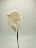 Long Mixed with Gold Earring Chain