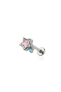 Pink Star Flat Back