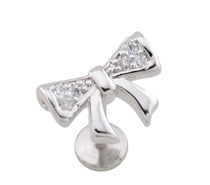 Sparkle Bow Flat Back