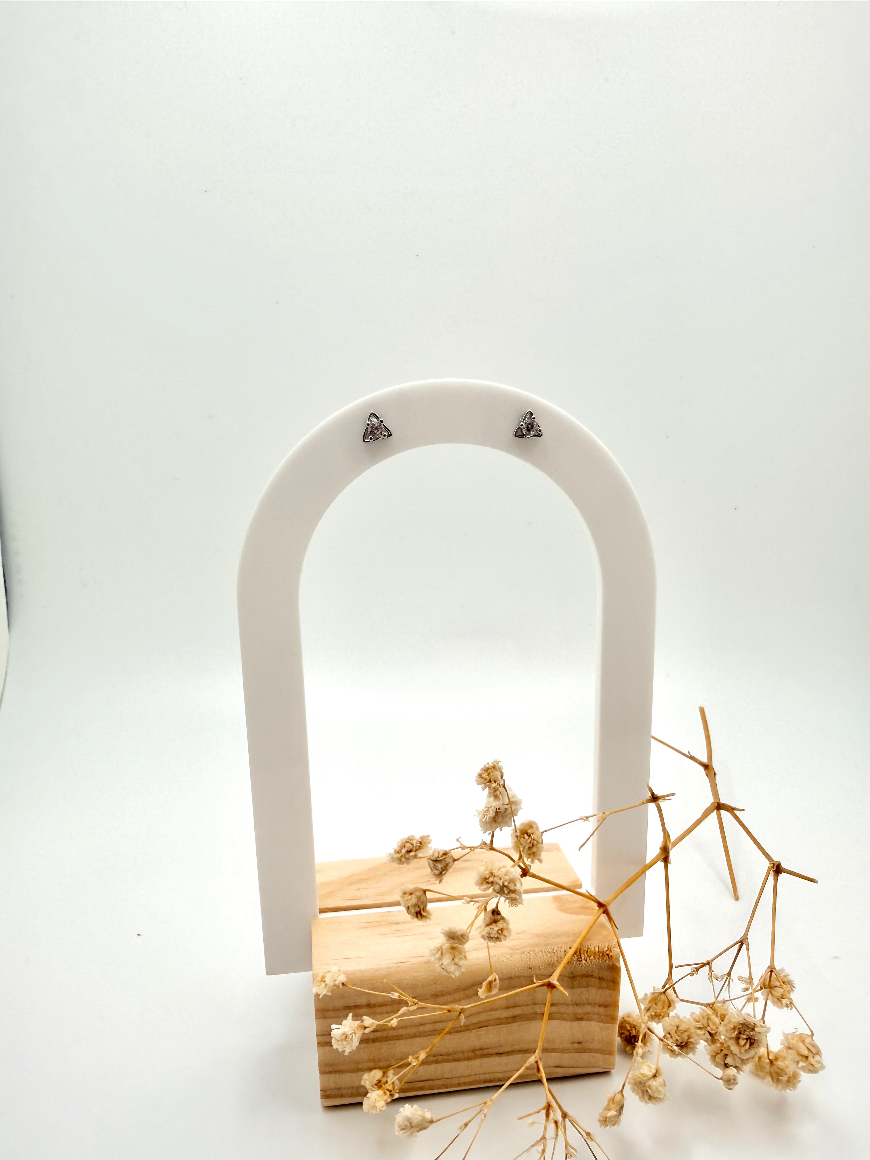 Sparkle Triangle Flat Back