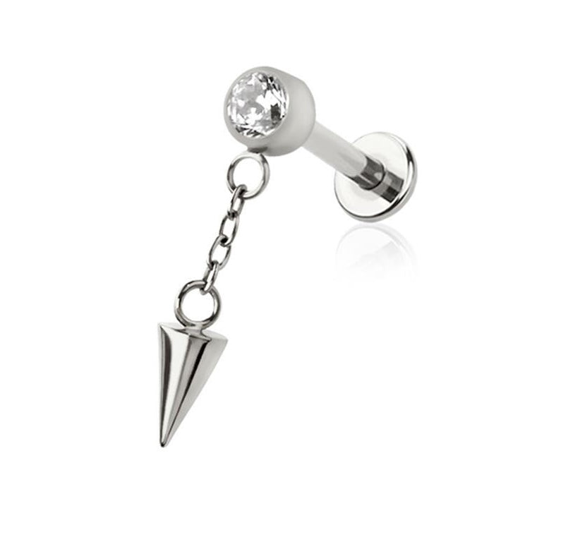 Spike Dangle Flat Back