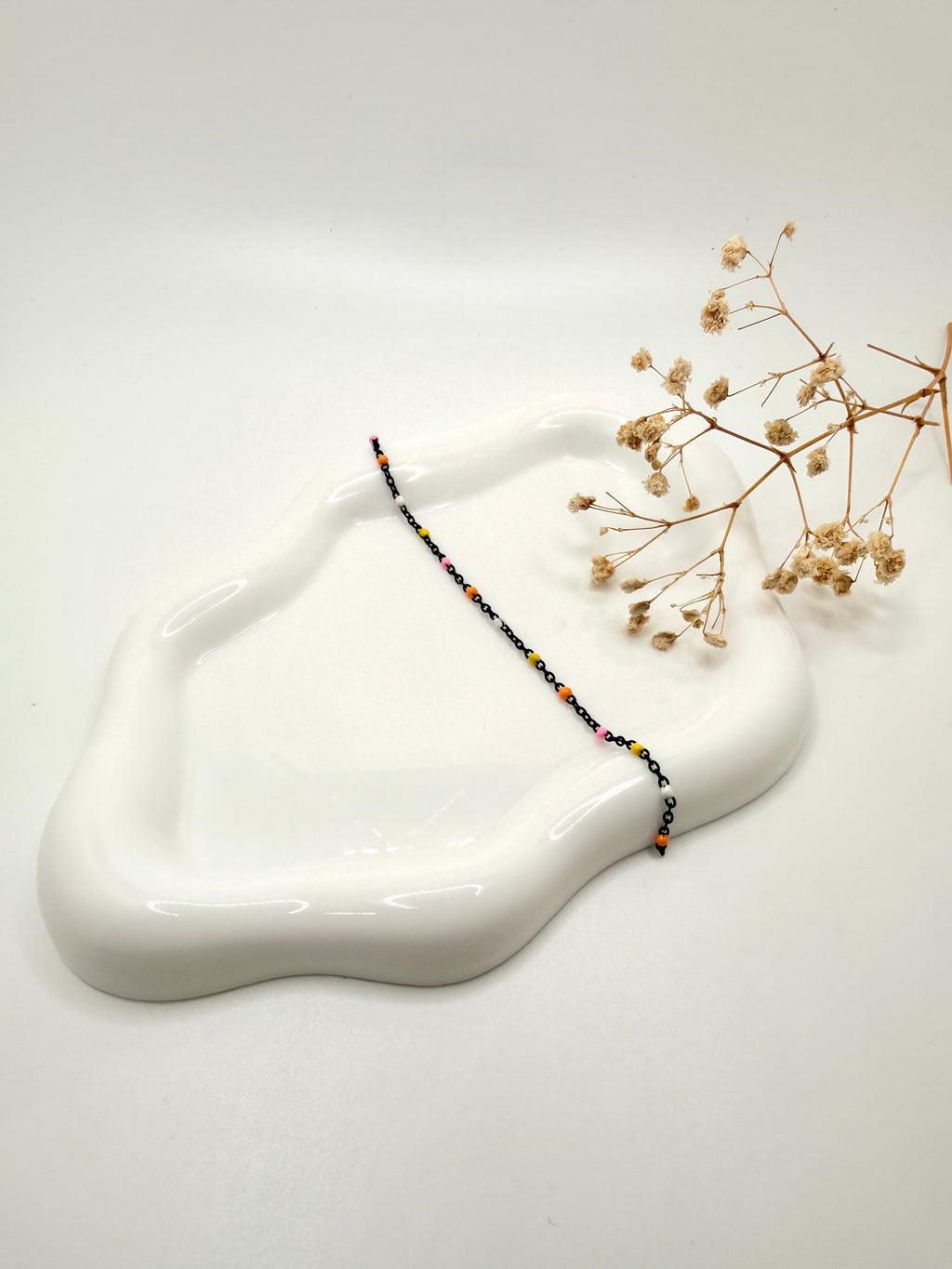 Black with Colored Enamel